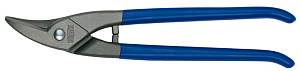 D214-250L Ножницы по металлу, фигурные, для отверстий, левые, рез: 1.0 мм, 250 мм, короткий прямой и фигурный рез (малый радиус) ERDI