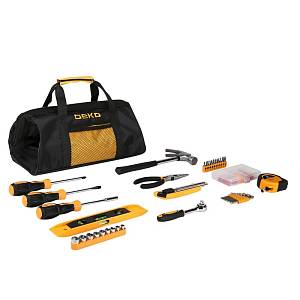 Универсальный набор инструмента для дома в сумке Deko DKMT116 (116 предметов) 065-0733