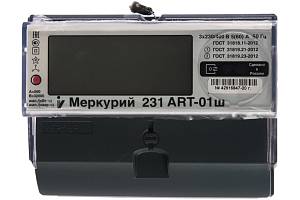 Электросчетчик Инкотекс Меркурий 231 ART-01ш 3х230/400В, 5-60 А многотарифный