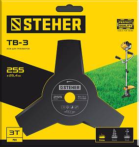STEHER TB-3, 255 мм, 3T, нож для триммера (75130)