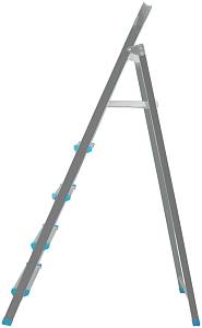 Лестница-стремянка стальная, 5 ступеней, вес 5,5 кг KУРС