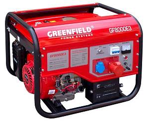 Генератор бензиновый Greenfield GF 8000 Е(3)